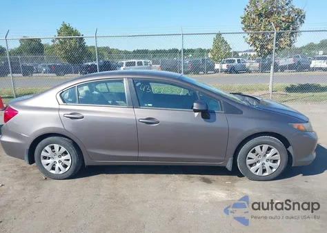 2012 Honda Civic Lx from USA, damaged, VIN 2HGFB2F50CH577986